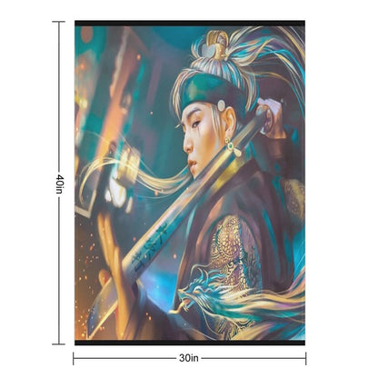 Agust D Daechwita Throw Blanket