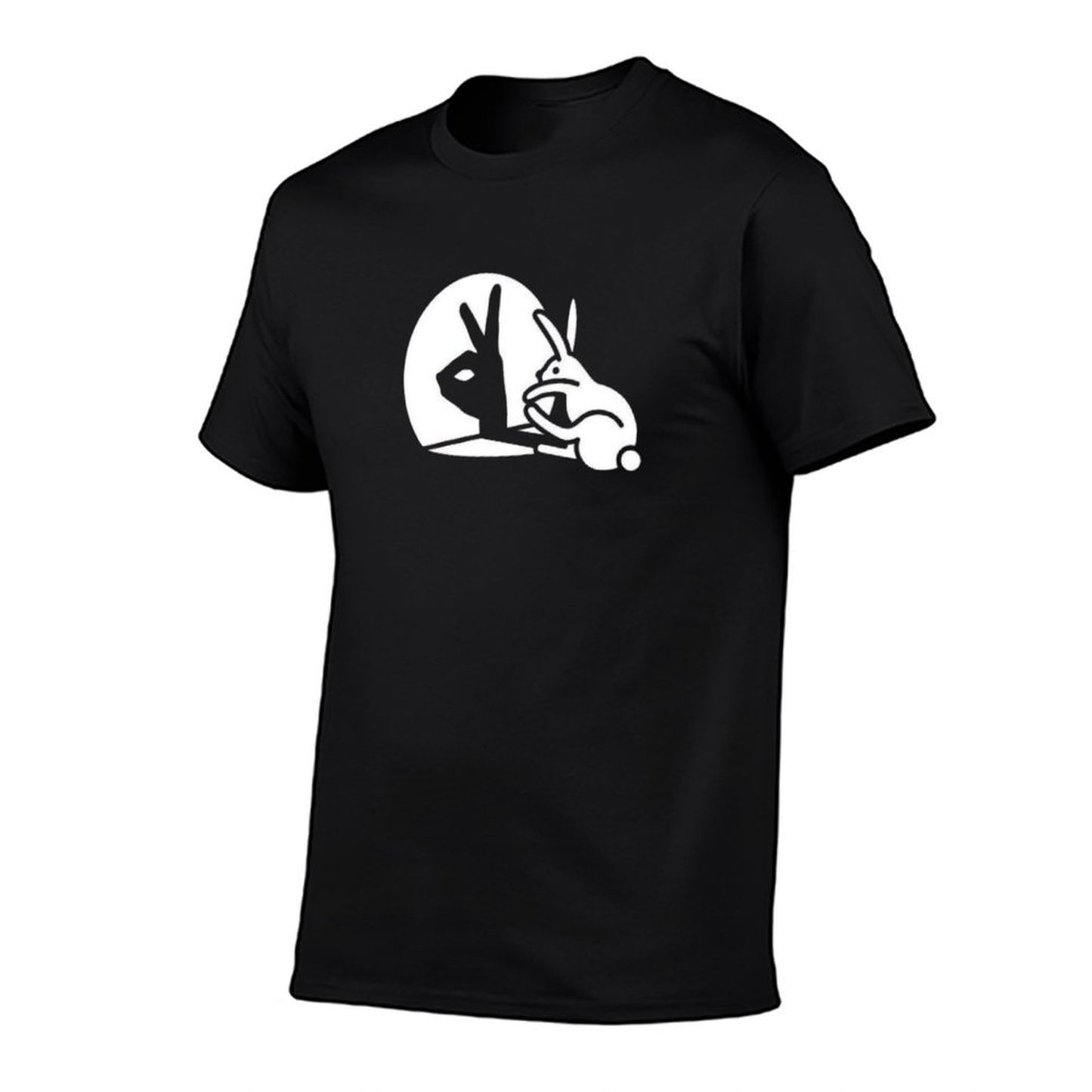 Funny Rabbit Hand Shadow Puppets Humor Pop Art  Durable T-Shirt