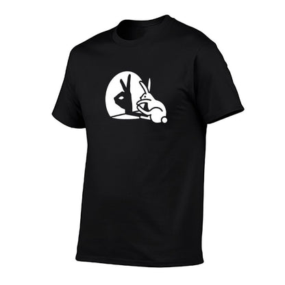 Funny Rabbit Hand Shadow Puppets Humor Pop Art  Durable T-Shirt