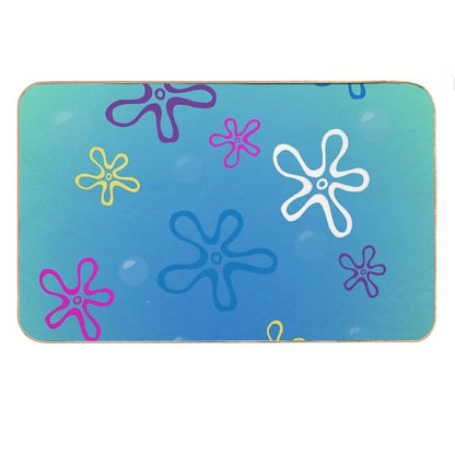Ocean Flowers Bath Mat