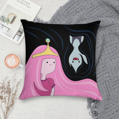 Princess Bubblegum And Marceline Soft Anti-Pilling Throw Pillow