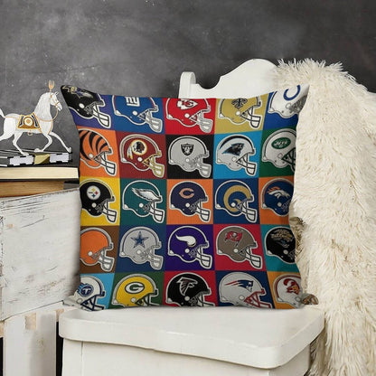 NFL USA Linen Throw Pillow Cover