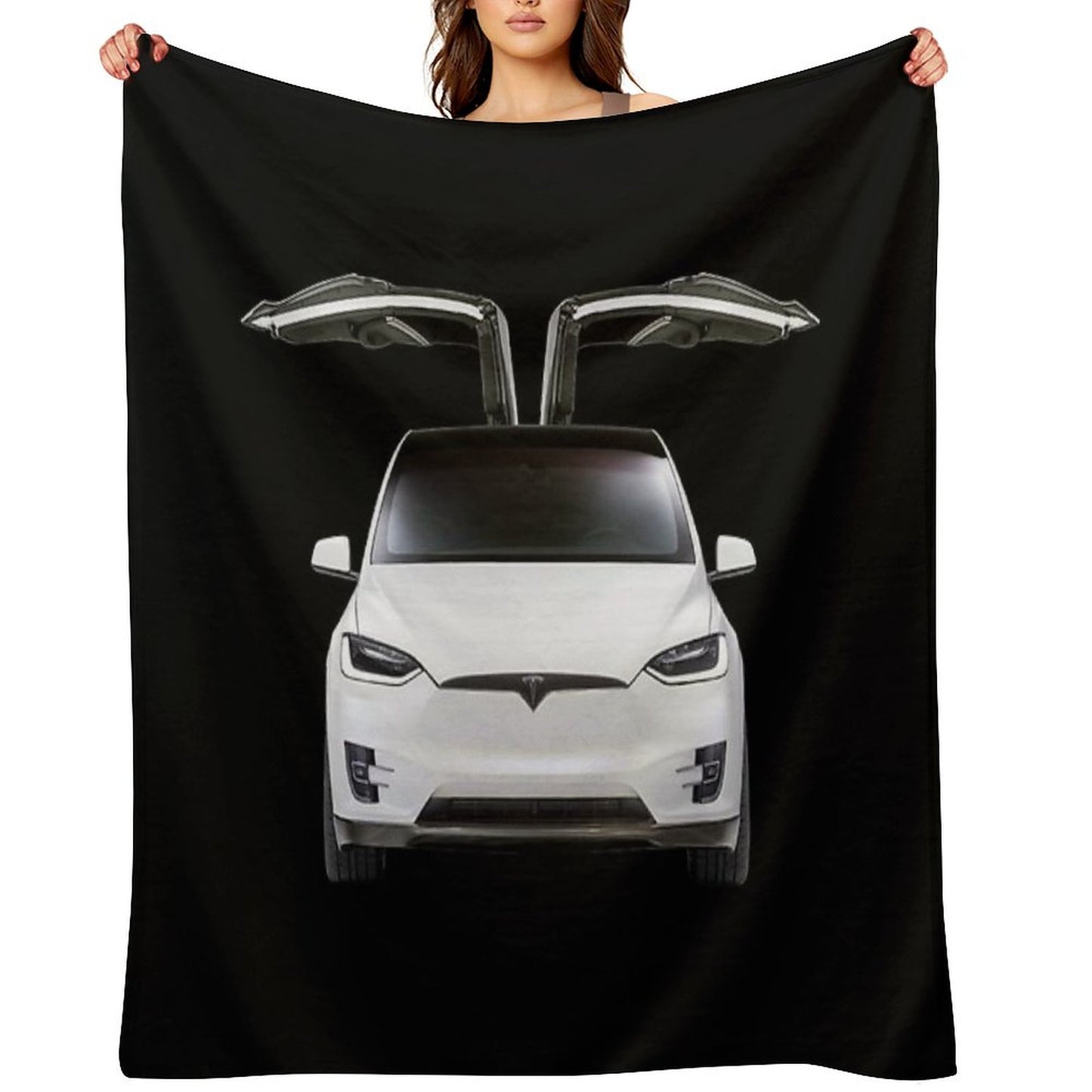 Model X, Tesla Model X Throw Blanket
