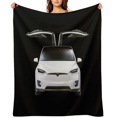 Model X, Tesla Model X Throw Blanket