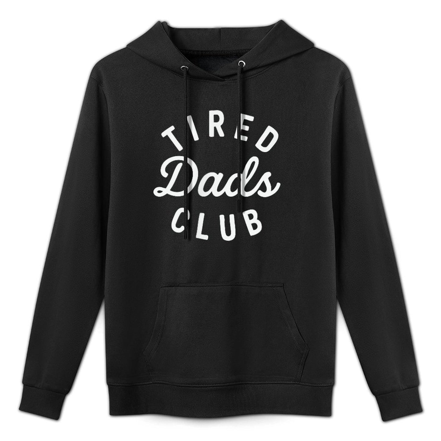 Tired Dads Club ( 2 Sided) Car Race Track On Dad Daddy Mens Pilling-Resistant Hoodie