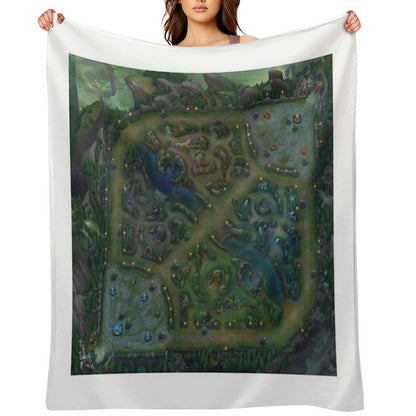 Summoners Rift Throw Blanket