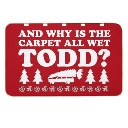 Soggy Christmas Bath Mat
