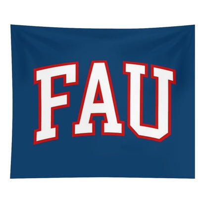 Fau - College Font Curved Tapestry
