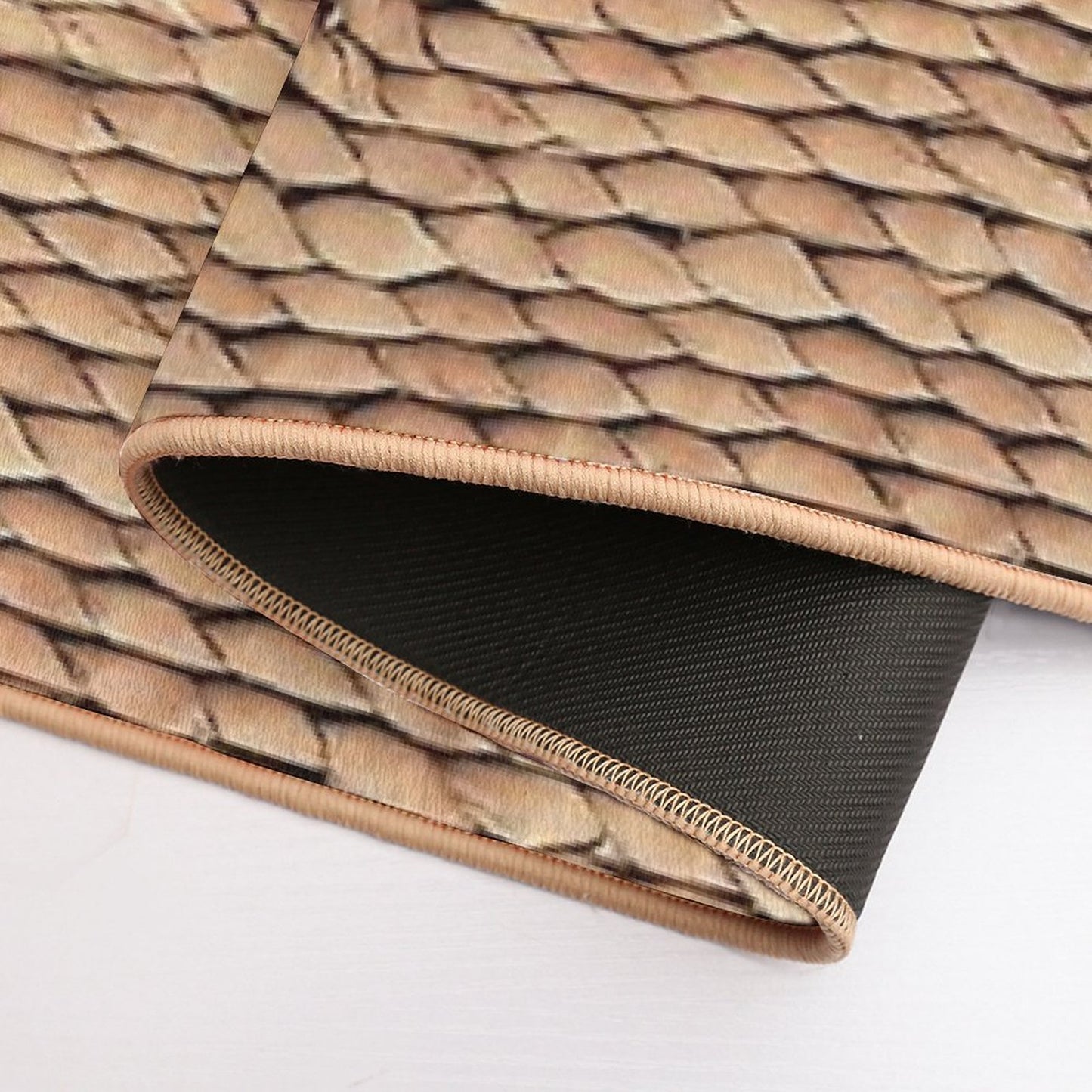 Mediterranean Rattan Bath Mat