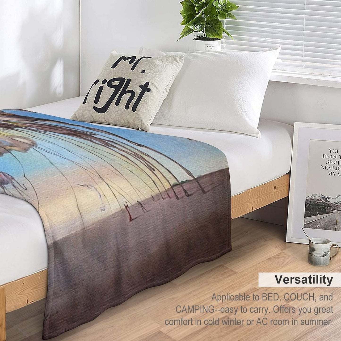 The Temptation of St. Anthony Throw Blanket