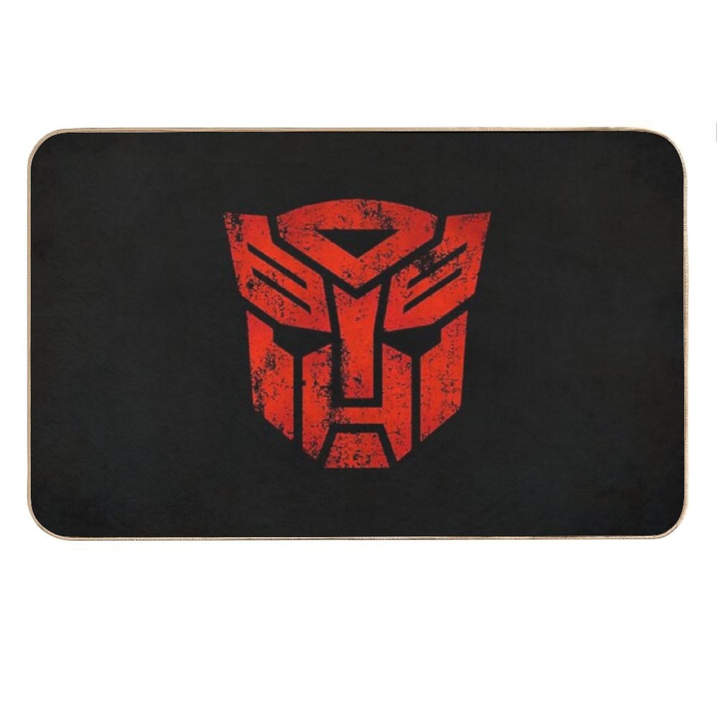 Autobots Logo · Distressed Bath Mat