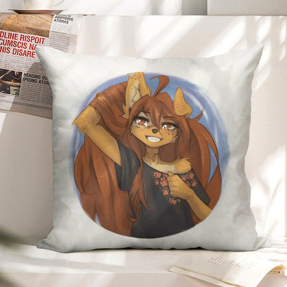Apogee Pin Linen Throw Pillow Cover