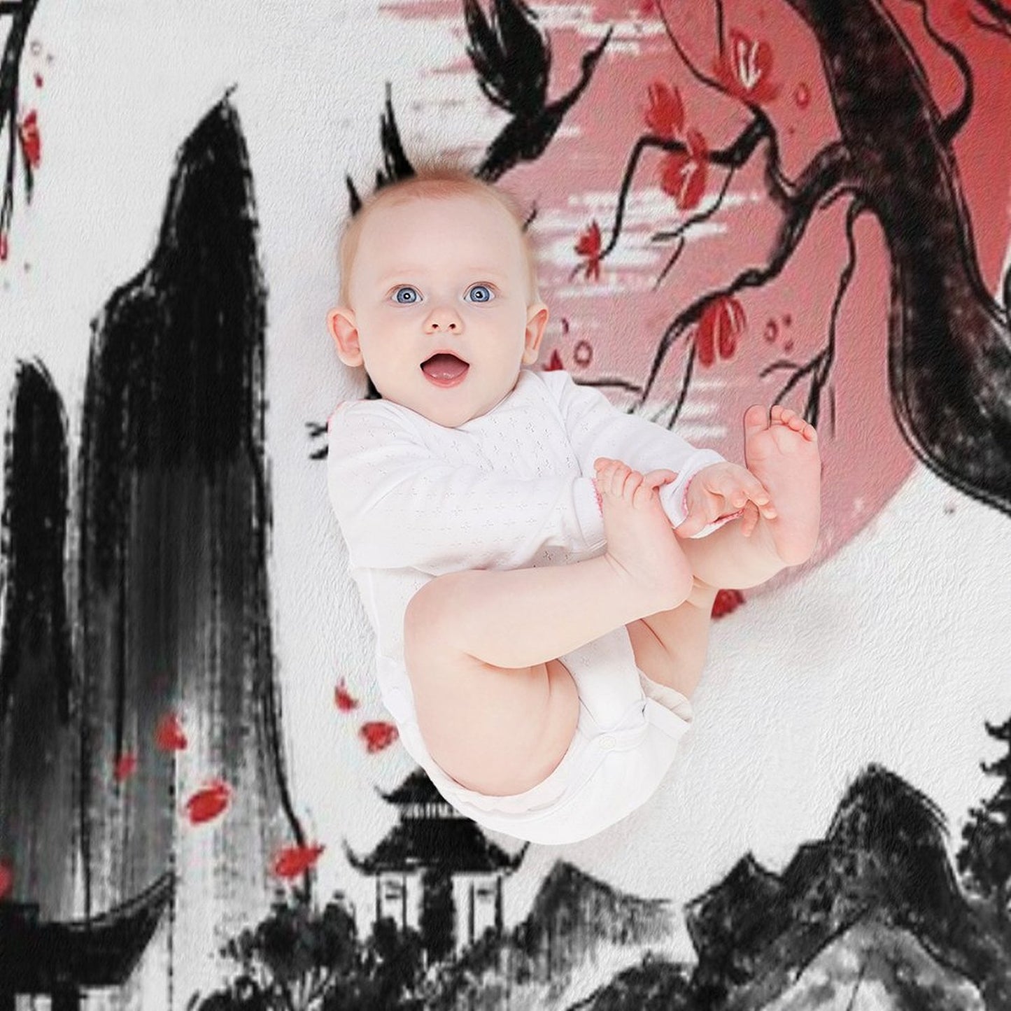 Japan Dream Throw Blanket