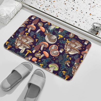 Dark Dream Forest Bath Mat