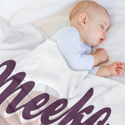 Lovely Cute Animal Is Eating in The Funny Mood Throw Blanket