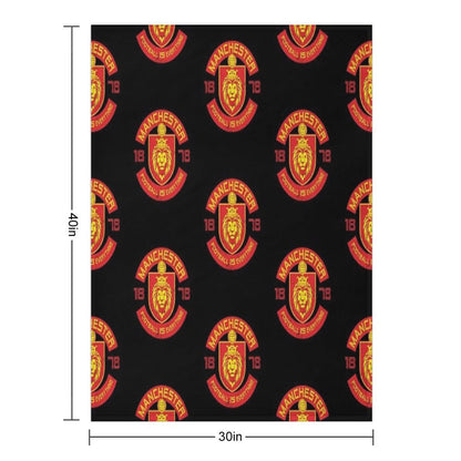 Football Is Everything - Manchester Squad Retro Throw Blanket