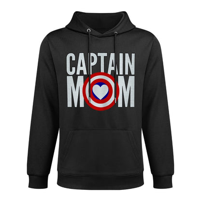 Christmas Mothers Day Moms Birthday Superhero Kangaroo Pocket Hoodie