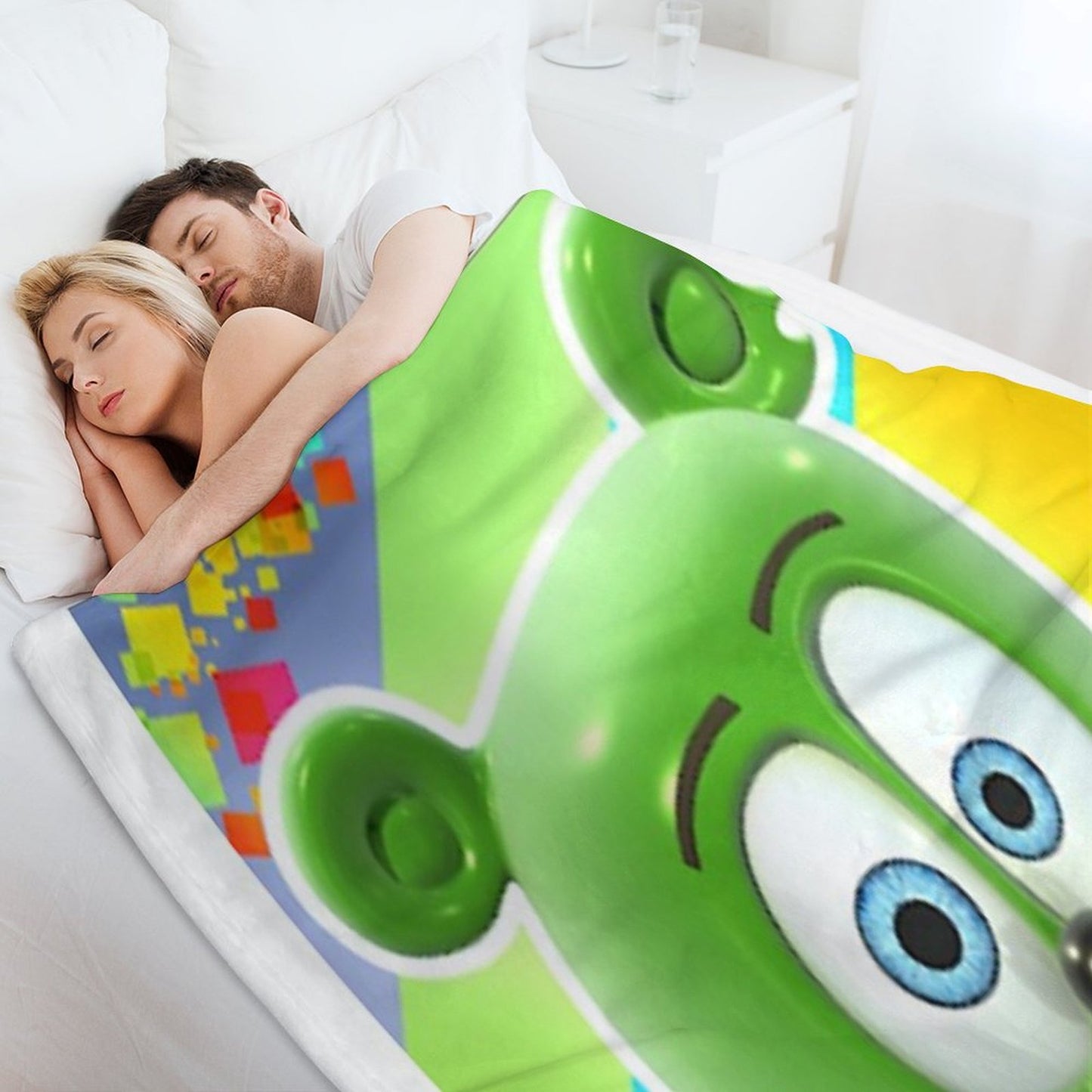 Gummibar (the Gummy Bear) Throw Blanket