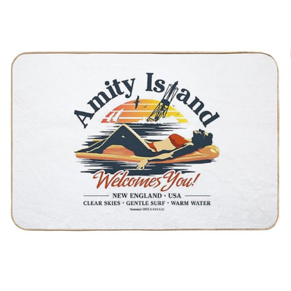 Amity Island Welcomes You Bath Mat