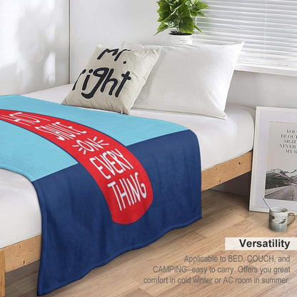 Hot Sauce on Everything Throw Blanket