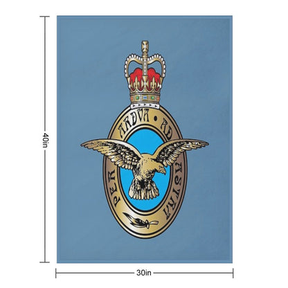 Royal Air Force Badge Throw Blanket
