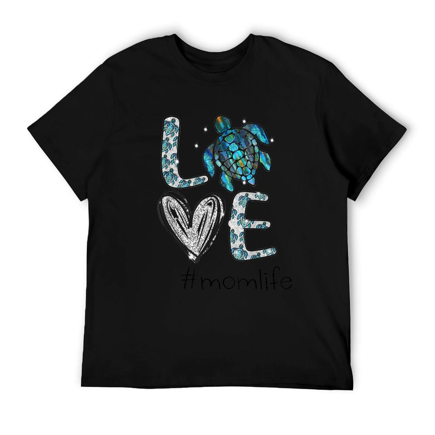 Mom Turtle - Love Mom Life Sea Turtle, Mother&#39;s Day Gift T-Shirt