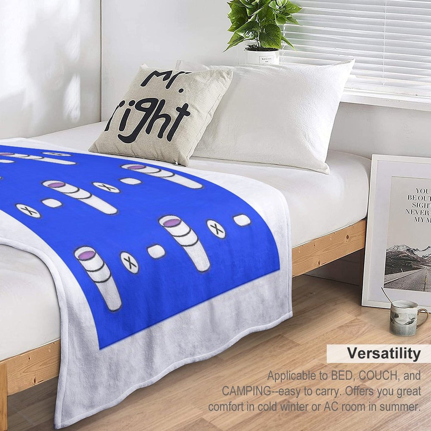 Lean & Pills (Dark Blue) Throw Blanket