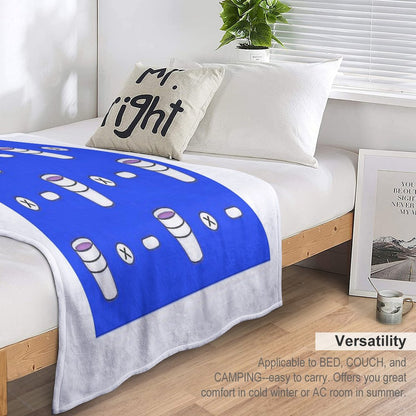 Lean & Pills (Dark Blue) Throw Blanket