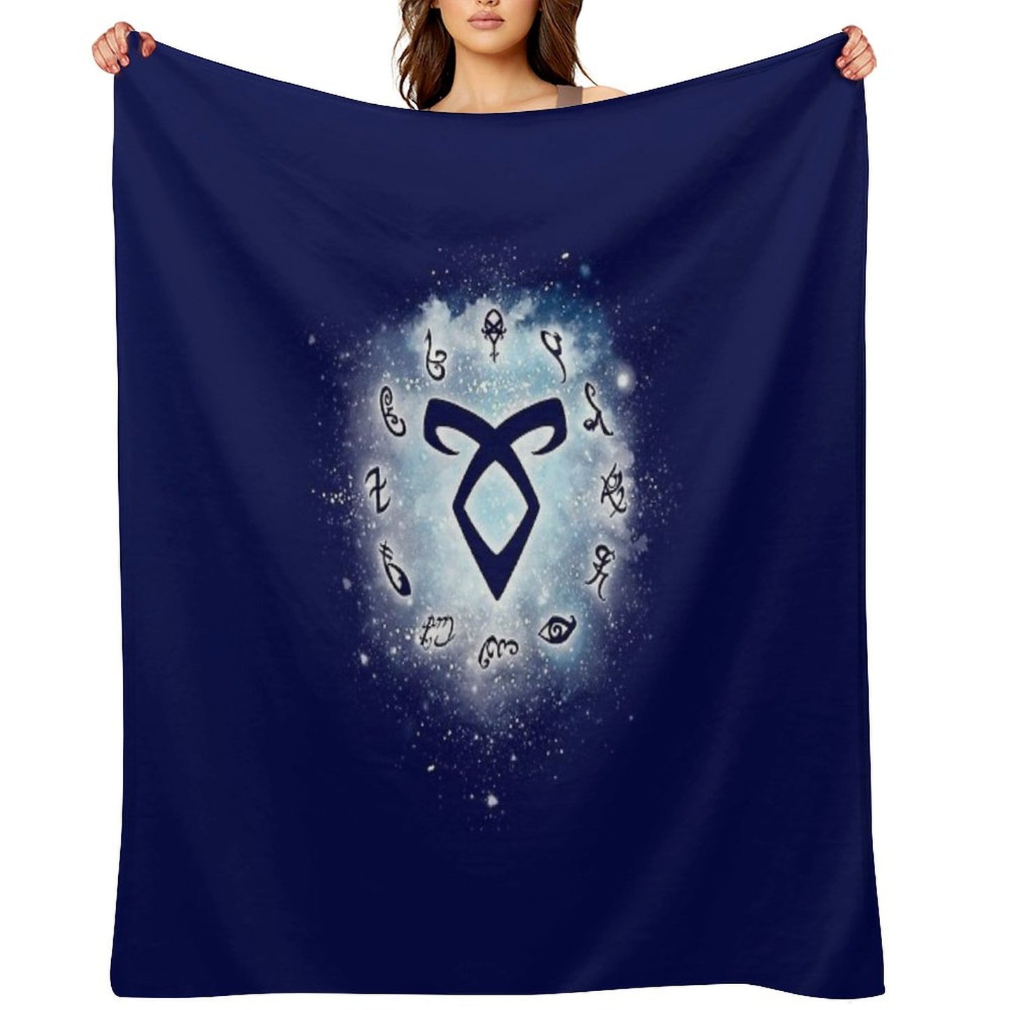 The Shadow Runes Throw Blanket