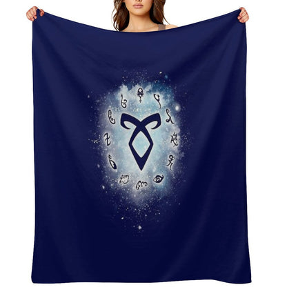 The Shadow Runes Throw Blanket