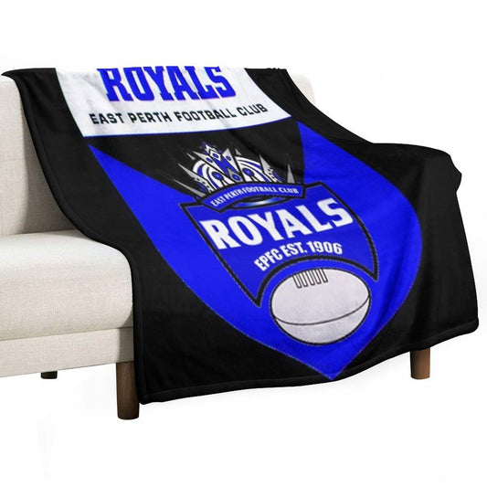 East Perth Football Club  AFL Australian Football Throw Blanket