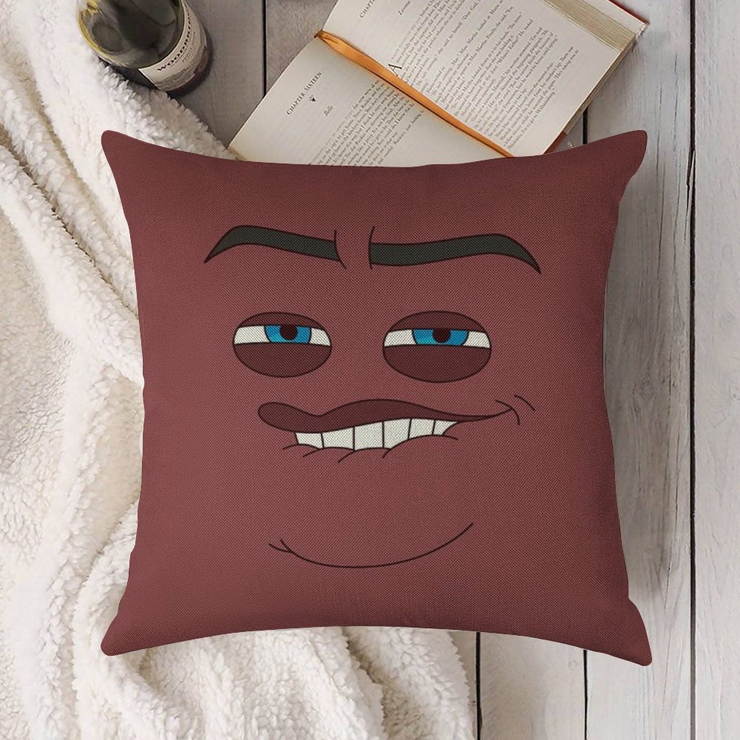 The Sensual Cushion Linen Throw Pillow Cover