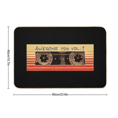 Awesome Mix Vol.1 (retro Cassette) Bath Mat