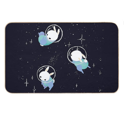 Space Bunnies Bath Mat