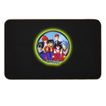 Characters Funny Hakusho Manga Logo Bath Mat
