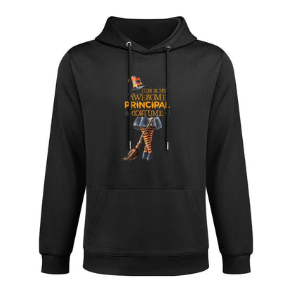 This Is My Halloween Principal Costume Cute Witchy Principal Moisture-Wicking Hoodie
