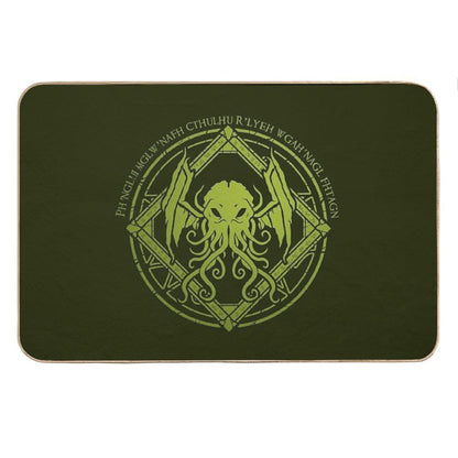 Cthulhu - Lovecraft - Chant Design Bath Mat