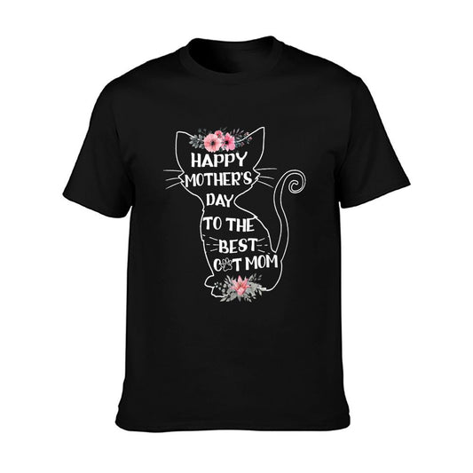 Happy Mother&#39;s Day To The Best Cat Mom Mothers Day Cat Lover T-Shirt