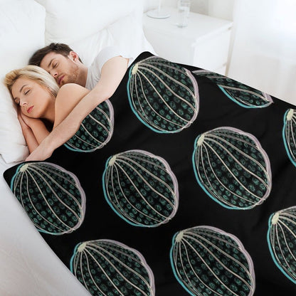 Sea Urchin Throw Blanket