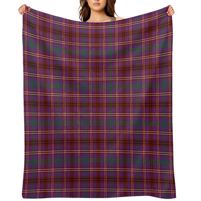 MCCALL (MacColl, McColl) Tartan ✧ Scottish Highland Clan & Family Name Tartan Throw Blanket