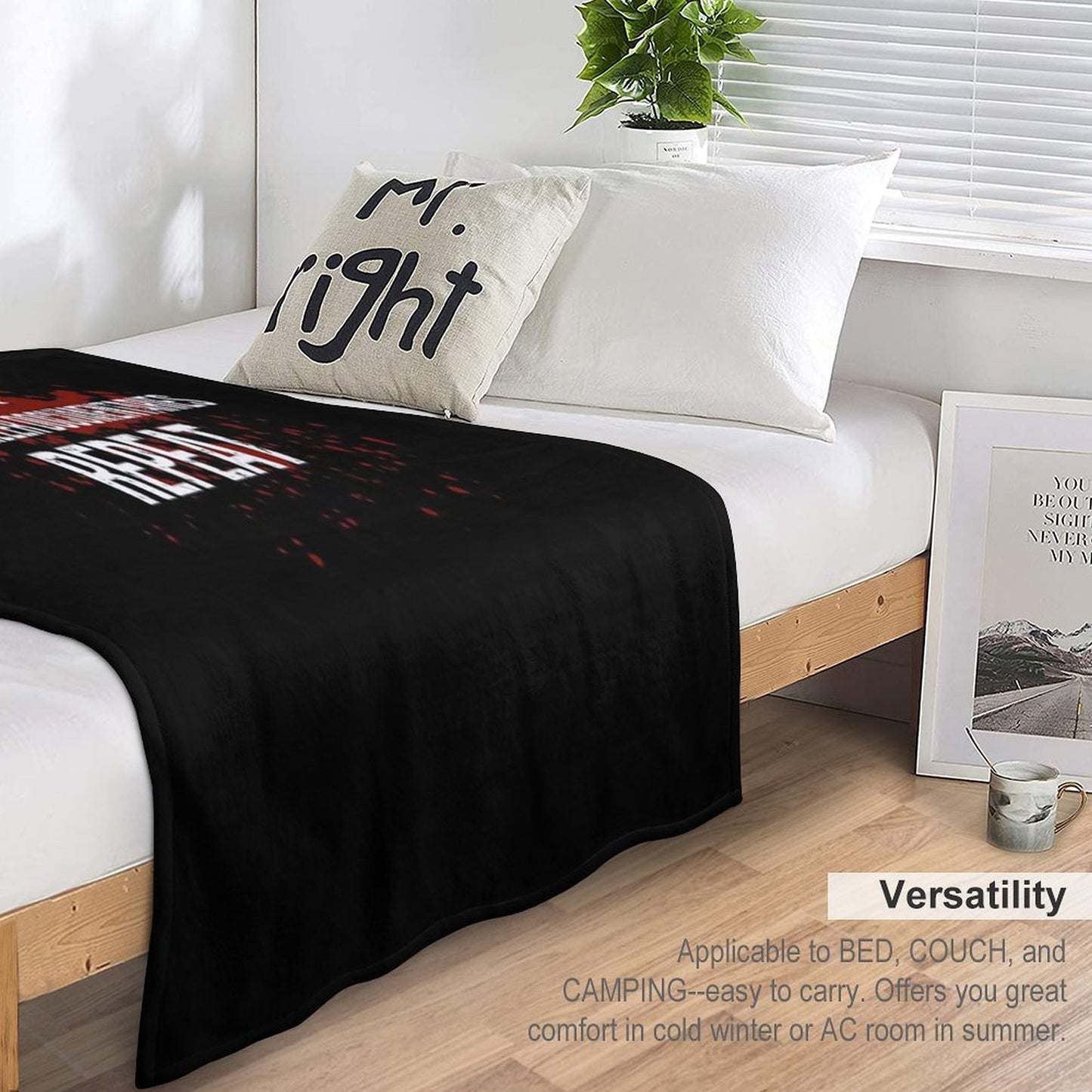 Eat Sleep Serial Killer Documentaries Repeat Crime Lover Throw Blanket