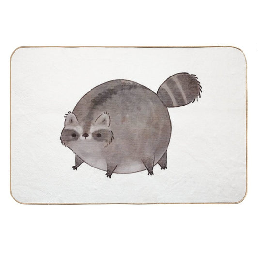Chubby Trash Panda Bath Mat
