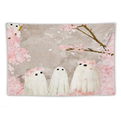 Cherry Blossom Party Tapestry