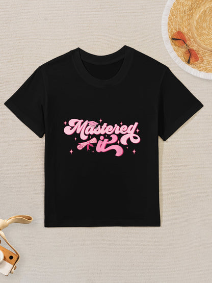 Mastered It Masters Degree Graduate MBA Graduation Kids T-Shirt