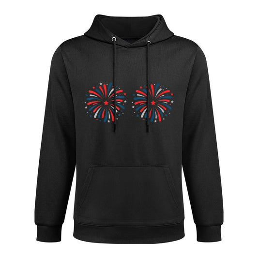 Just Here For The Fireworks Funny For Couple Men Women Versatile Streetwear Hoodie