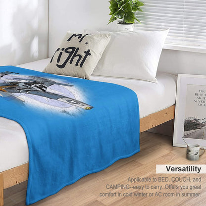 P51 Mustang Throw Blanket