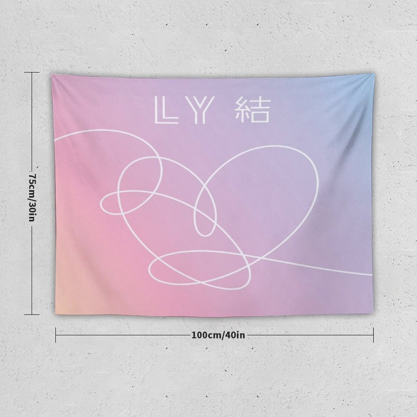 BTS - Love Yourself 結 ‘Answer’ (English Translation) Tapestry
