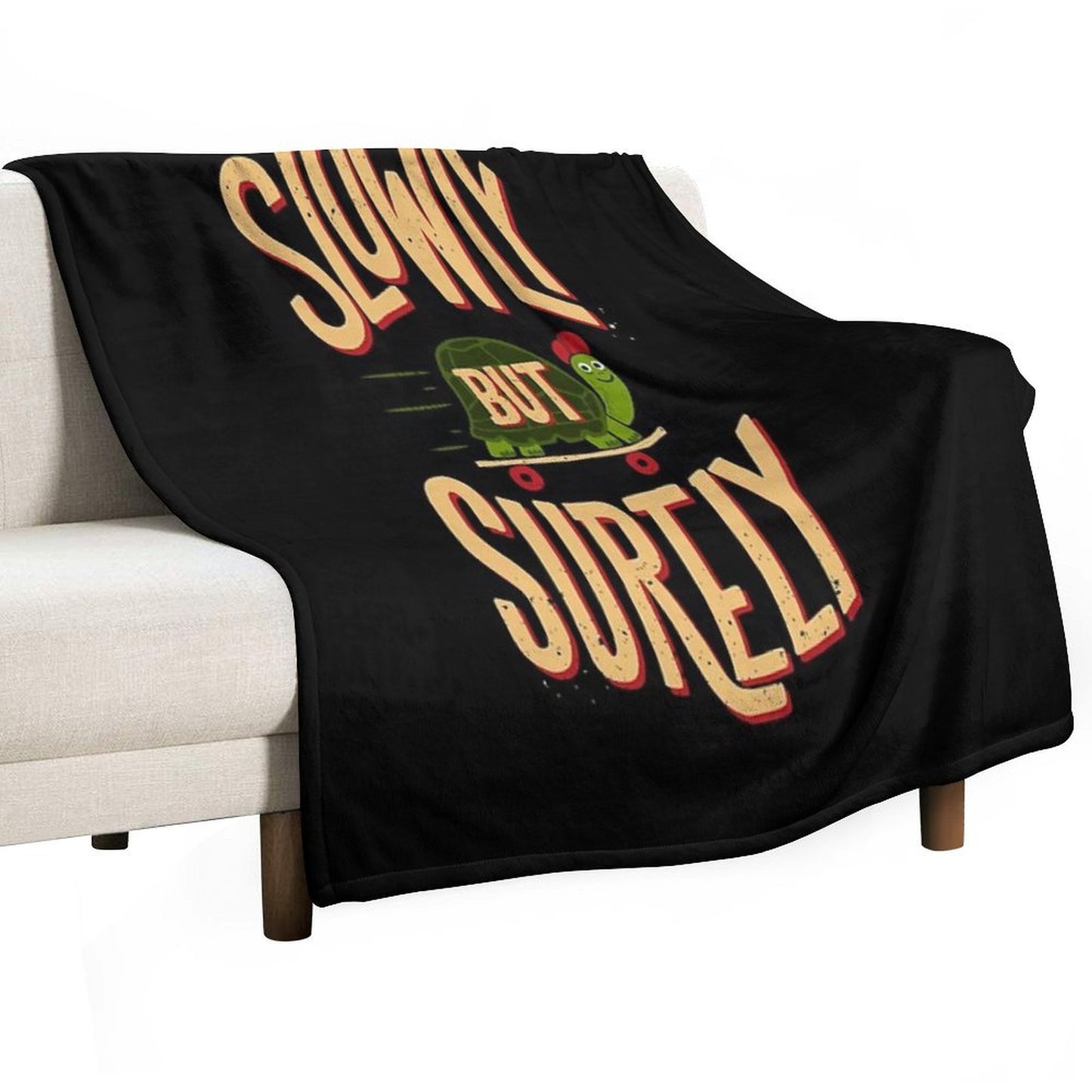 Slowly But Surely Throw Blanket