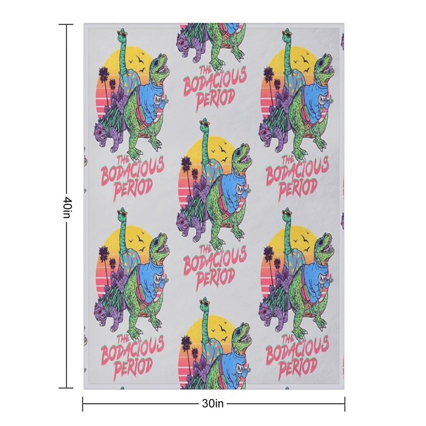 The Bodacious Period Throw Blanket