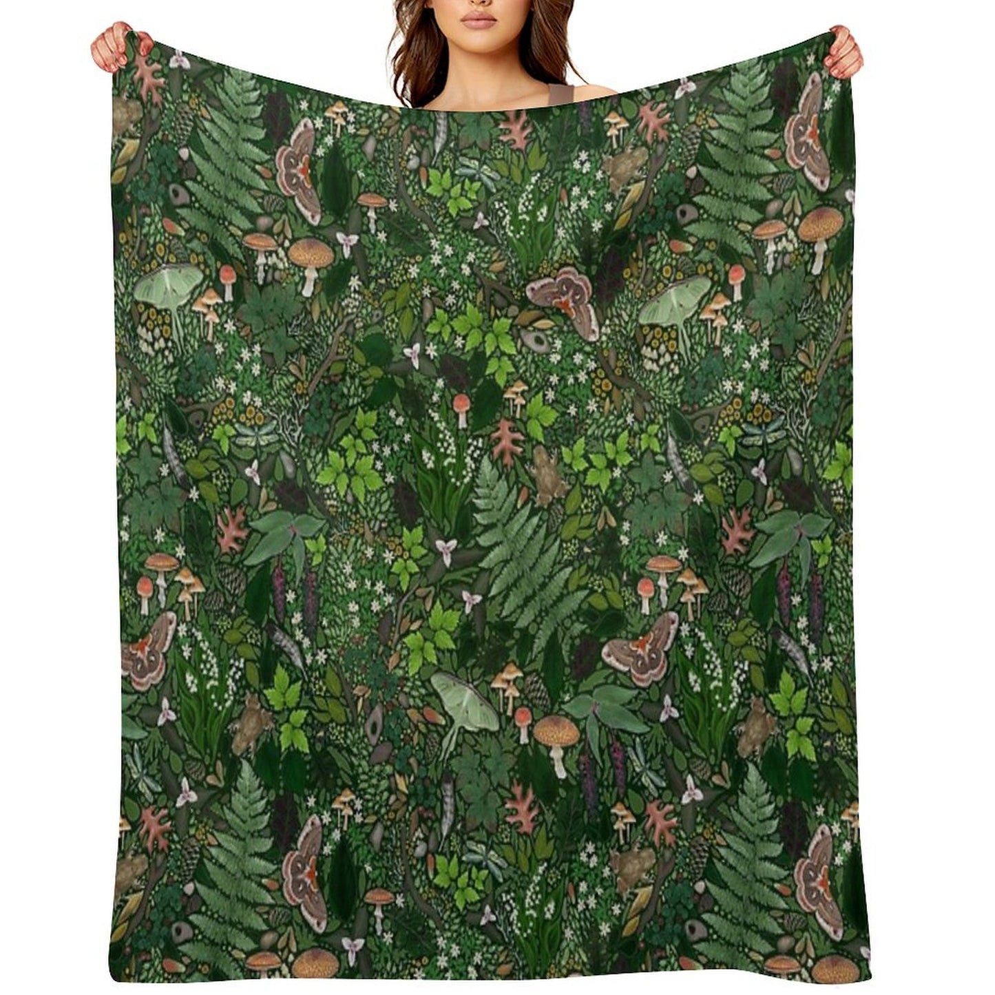 Forest Foray Throw Blanket